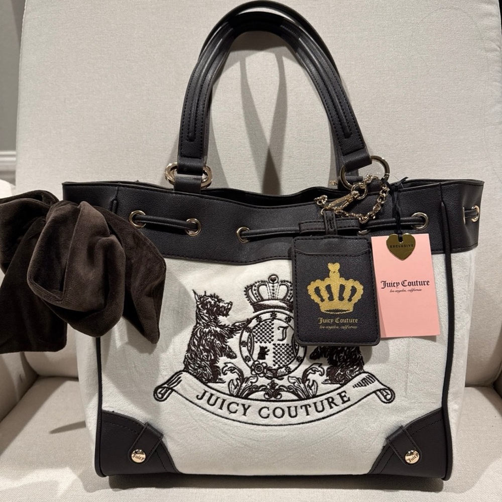 Juicy Couture daydreamer Scottie dogs tote bag